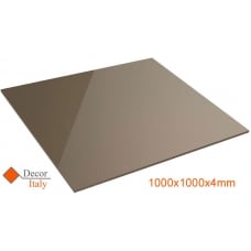 Lastra Metacrilato Estruso 1000x1000x4mm Bronzo
